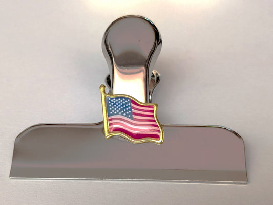 American Flag ClipDazzle™ Magnetic Clip – Choose Your Finish