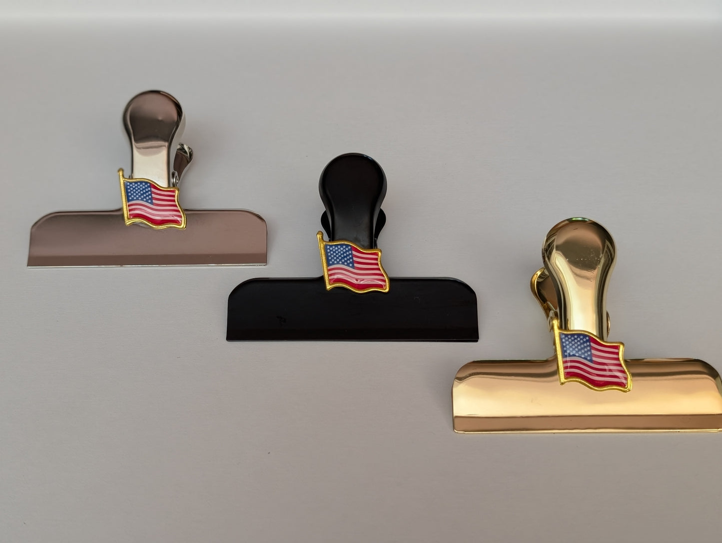 American Flag ClipDazzle™ Magnetic Clip – Choose Your Finish