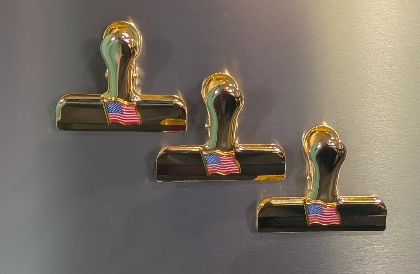 American Flag ClipDazzle™ Magnetic Clip – Choose Your Finish