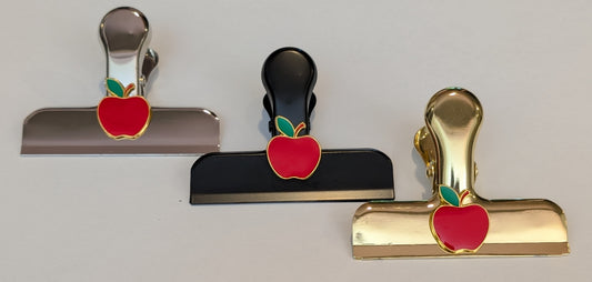 Red Apple ClipDazzle™ Magnetic Clip – Choose Your Finish